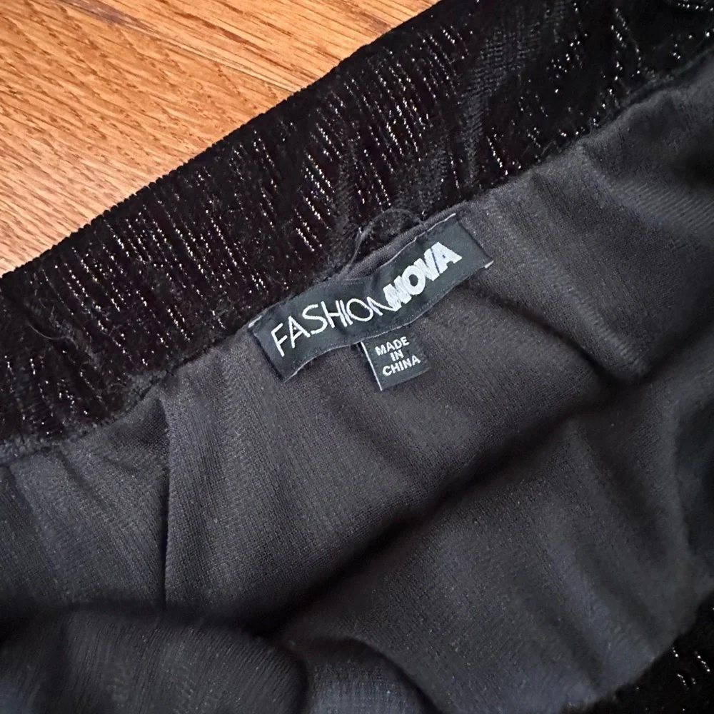 FASHION NOVA All That Shimmer Velvet Maxi Dress - Picture 5 of 6